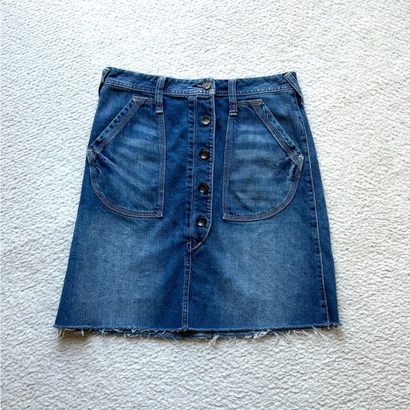 Lovestitch Blue Denim Skirt – Size M – $40 - Picture 2 of 12